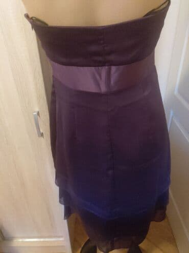 haljine sečene ispod grudi: S (EU 36), color - Purple, Evening, Without sleeves — 7