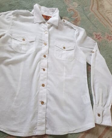 bluze c a: S (EU 36), Single-colored, color - White — 3