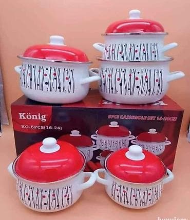 Set posudja konig Cena 6300 Kö nig Set Emajliranih Šerpi sa