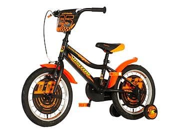 hot wheels hobotnica: Bicikl Visitor Kids Motocross 16" – crno-narandžasti, polu mat Šifra — 1