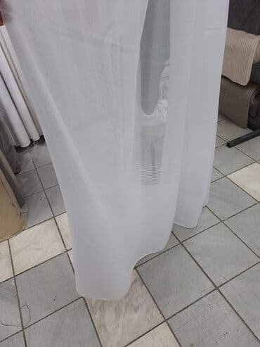 noša kao wc šolja: Light filtering curtains, Custom cm, color - White — 6