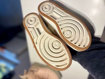 Sandals: Nike, 37.5, color - Beige — 5