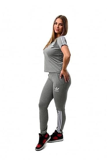 zenski butici kragujevac: Trenerke komplet majica kratkih rukava i donji deo. Adidas (logotip na — 8