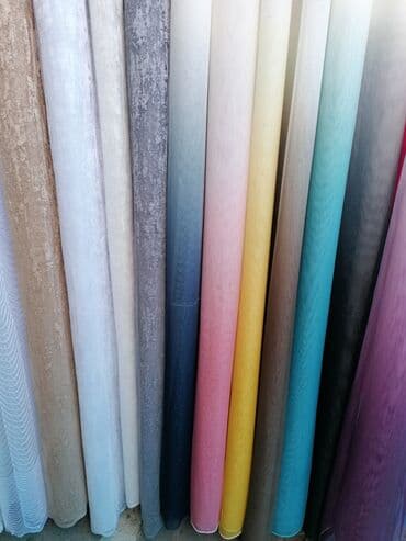platno za draperije: Zavese po meri ombre Dužina i širina po meri. Ušivena traka i ivice — 1