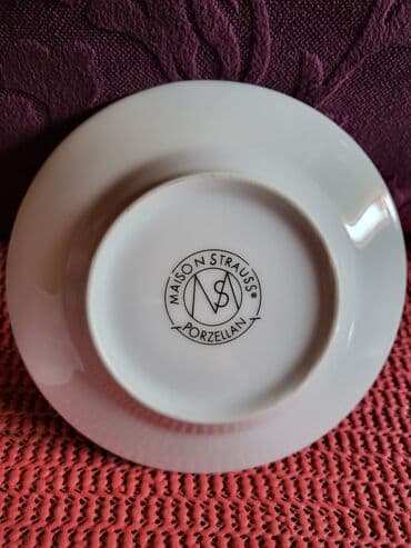 soljice za espresso lavazza: Soljice nove za dvoje Maison Strauss Porcelan. Obe u ceni. Tacne — 9