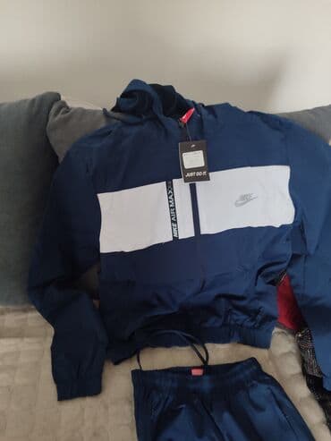 poliester trenerke: Komplet, M, Nike, bоја - Crna, Pamuk — 22