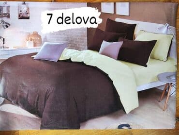 fleker set za sedenje: Posteljine matirani satenski pamuk Set sadrzi 7 delova: Cena: 3200 din — 5