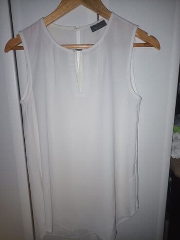 bež pantalone: C&A, XS (EU 34), Polyester, color - White — 1