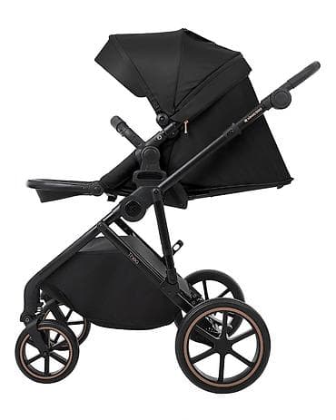 zimski skafanderi za bebe: KIKKA BOO Kolica THEA black set 2u1 sa tvrdom korpom – SKU: KKB2 — 7