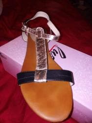 ženske zimske jakne c a: Sandals, Lusso, 41 — 2
