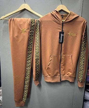 Kućna odeća: Komplet, 2XL, Louis Vuitton, bоја - Braon — 1