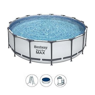 prekrivac za ugao: Bazen porodični za dvorište Bestway Steel Pro Max 457x122 cm sa — 1