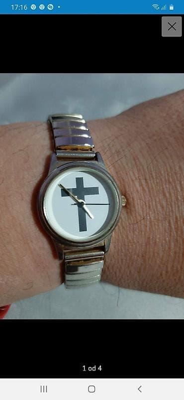 morellato satovi: Sat Asos anologni ispravan jako lep zenski sat sa krstom redak model — 1