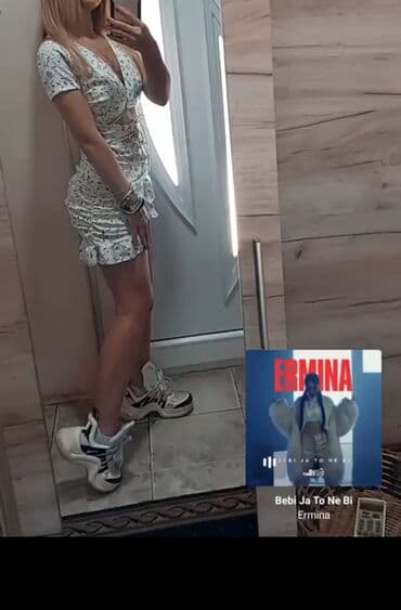 Sakoi: S (EU 36), bоја - Bela, Oversize, Kratkih rukava — 3