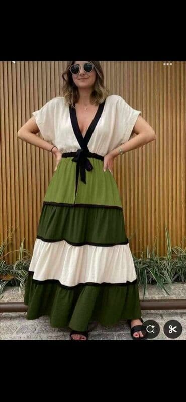 One size, bоја - Šareno, Oversize, Kratkih rukava