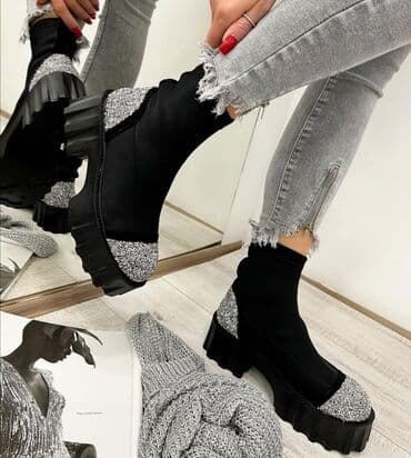 puma papuce sa platformom: Ankle boots, 38 — 9