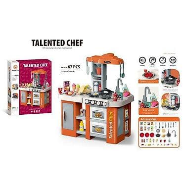 Kids' Kitchens: Kuhinja 67 delova – Talented Chef set za mališane od 3+ godina Opis — 1