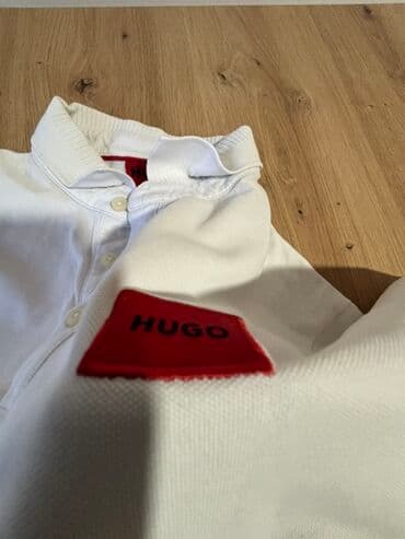 haljine sečene ispod grudi: HUGO muška polo majica – Slim Fit - Boja: bela - Kroj: slim fit — 6