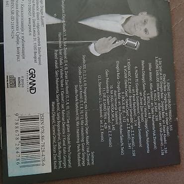 otkup gramofonskih ploca narodne muzike: CD album: Šako Polumenta – “Sve je samo tren…” Izdavač: Grand — 2