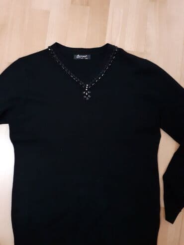 gerry weber nova kolekcija: Crni dzemperic kao nov L/Xl br — 1