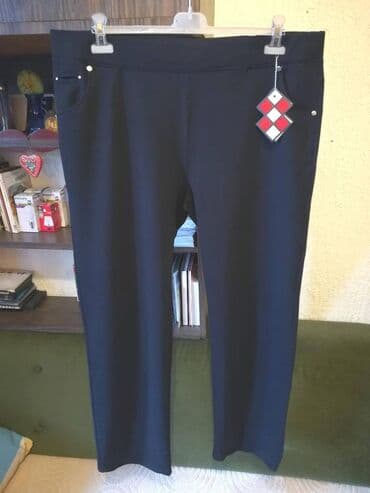debele helanke za zimu: 6XL (EU 52), Normalan struk, Ravne nogavice — 1