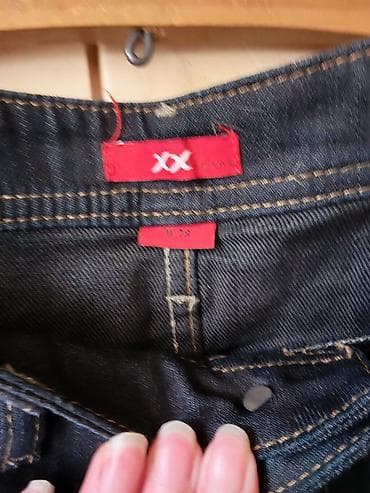 Roll-necks: Ženska teksas mini suknja – tamni indigo - Model: klasična mini — 2