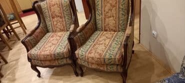 stilske rucice za namestaj: Francuska fotelja u stilu Luja XV dve fotelje - Konstrukcija od punog — 10