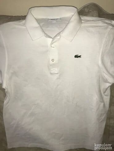 majice sa uv zastitom: Lacoste majica 6 100% cotton Ramena 48cm, duzina 75cm, struk 58-60cm — 1