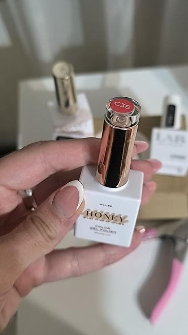 roze patike: Set za negu noktiju koji uključuje Smart Nails Primer Acid, Honey — 3
