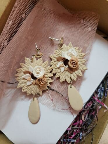 prsten sa srcem: Screwback earrings — 1