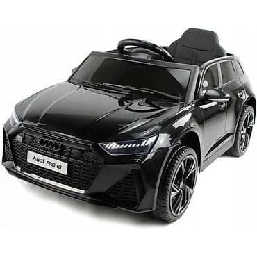 audi na daljinski: Audi RS6 – Licencirani auto na akumulator za decu (crni) Šifra — 4
