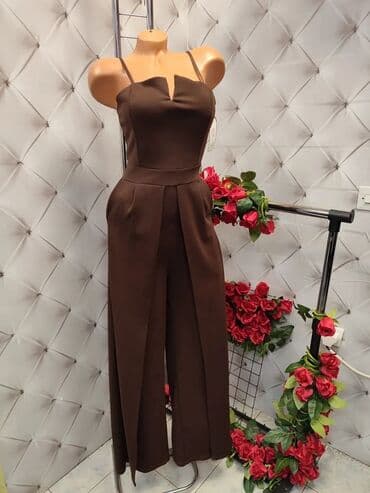 Ski suits: One size, Single-colored, color - Burgundy — 10