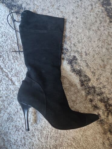 mokasine od prevrnute koze: High boots, 41 — 3