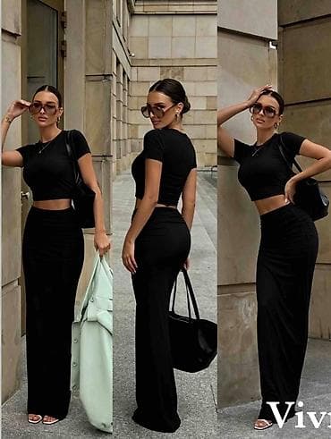 kompleti new yorker: Novoo 
Komplet Likra 2700 dinara
Suknja duzina 115cm — 2