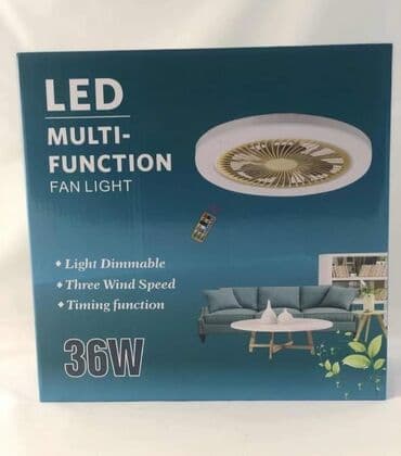 polovne sivace masine novi pazar: Plafonski Led Luster Ventilator 30W NOVO! 2390 din Led luster — 6