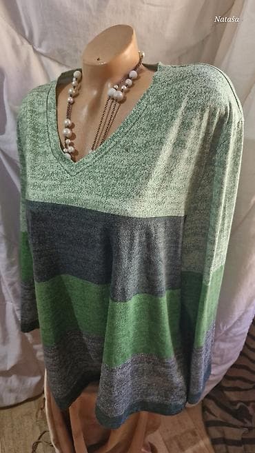 bluza trapstar: 2XL Laura Torelli 700din Elegantna sa elastinom vrhunska Poluobim — 2