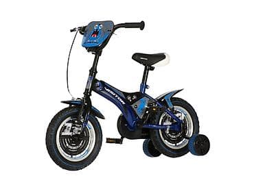 beba kids farmerke za decake: Bicikl kids Visitor Bluester 12" 9" V-brake, crno–plavi perla - — 1