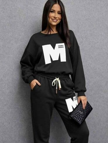 novi pazar duksevi: Ženski komplet trenerke – duks + donji deo - Model: casual sportski — 6