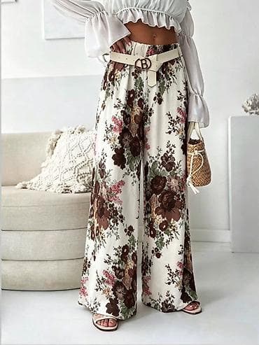 sandale s oliver: Ženske široke palazzo pantalone sa floralnim printom
1900
Din
S M L — 4