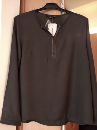 waikiki tunike i bluze: Lc Waikiki, L, Viskoza, Jednobojni, bоја - Crna — 5