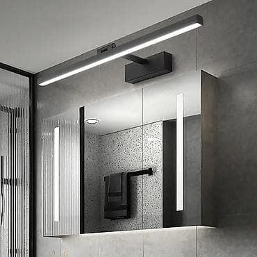ograde za bebe: Zidna LED lampa za ogledalo 50 cm – crna ✅ Novo, nekorišćeno ✅ Opis — 1