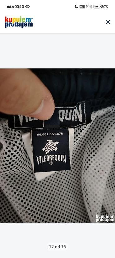 bermude prodaja: VILEBREQUIN ORIGINAL muški šorts/bermude za kupanje – tamnoplave - — 8