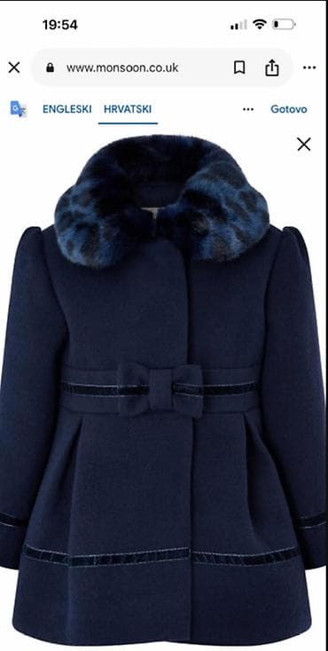 Helanke: Presladak Monsoon kaputić za bebe, za uzrast od 6 - 12 meseci. Mekan — 5