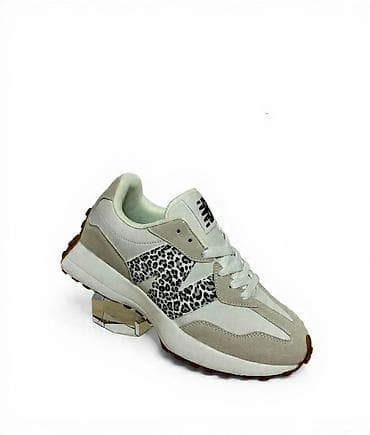 Patike za svakodnevno nošenje – bele sa detaljima u bež nijansi i