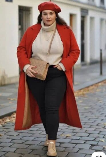 Pončo: Kaputi za punije 2XL 3XL 4XL 5XL Postavljeni. dužina 120 cm❄️🧊☃️ — 4