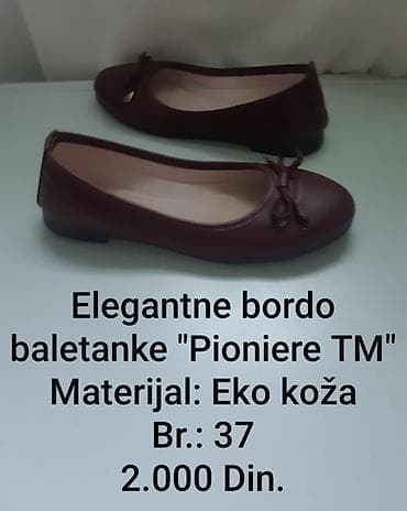 Nove elegantne ženske baletanke 1) Baletanke “Pioniere TM” - Boja