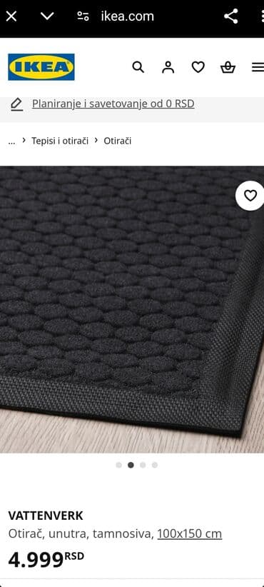 cebe za devojcice: Carpet paths, Rectangle, color - Grey — 3