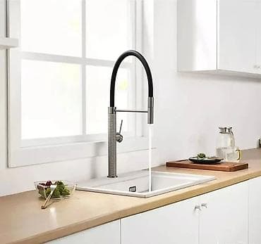 lavabo sa ormaricem cena: Kuhinjska slavina sa fleksibilnim elastičnim izljevom - Profesionalni — 2