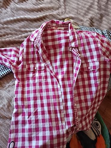 mango suknje: Komplet košulja/bluza – ženski - Košulja 1: crno-bela gingham (karo) — 2