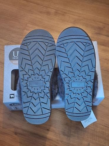 shoestar obuca beograd: Papuce zenske kozne sa jagnecim krznom.Poput Ugg.Nemacki brend.Jako — 6